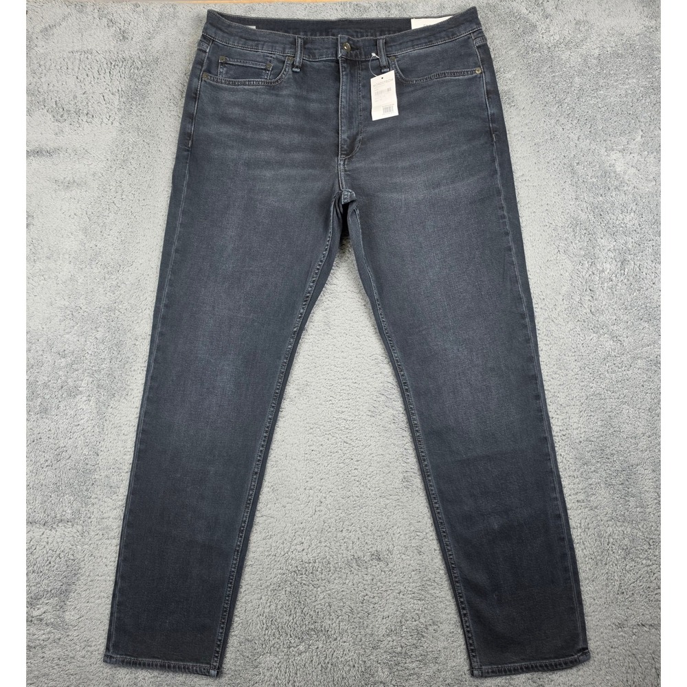 Rag & Bone Fit 2 Slim Jeans Men 36x32 Minna Dark Grey Denim Stretch Designer NEW